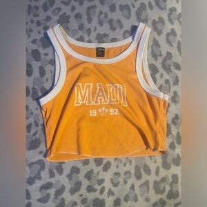 Orange Maui top